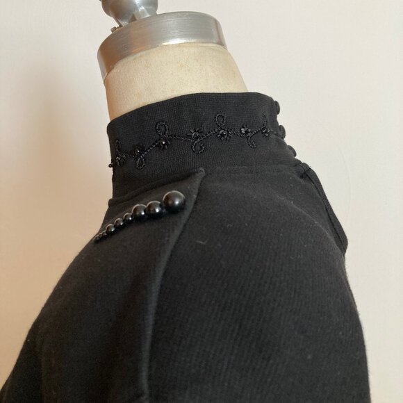 Lisa Ashley Beaded Mock Neck Sweater - Picture 3 of 10